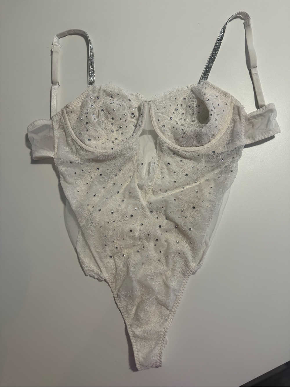 Victoria’s Secret rhinestone bodysuit xlarge